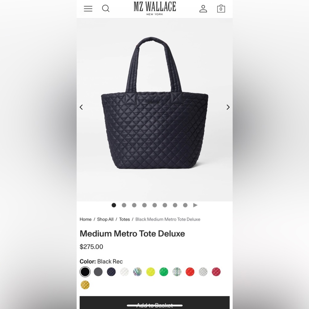 Gently used Mz Wallace Medium Metro Deluxe
